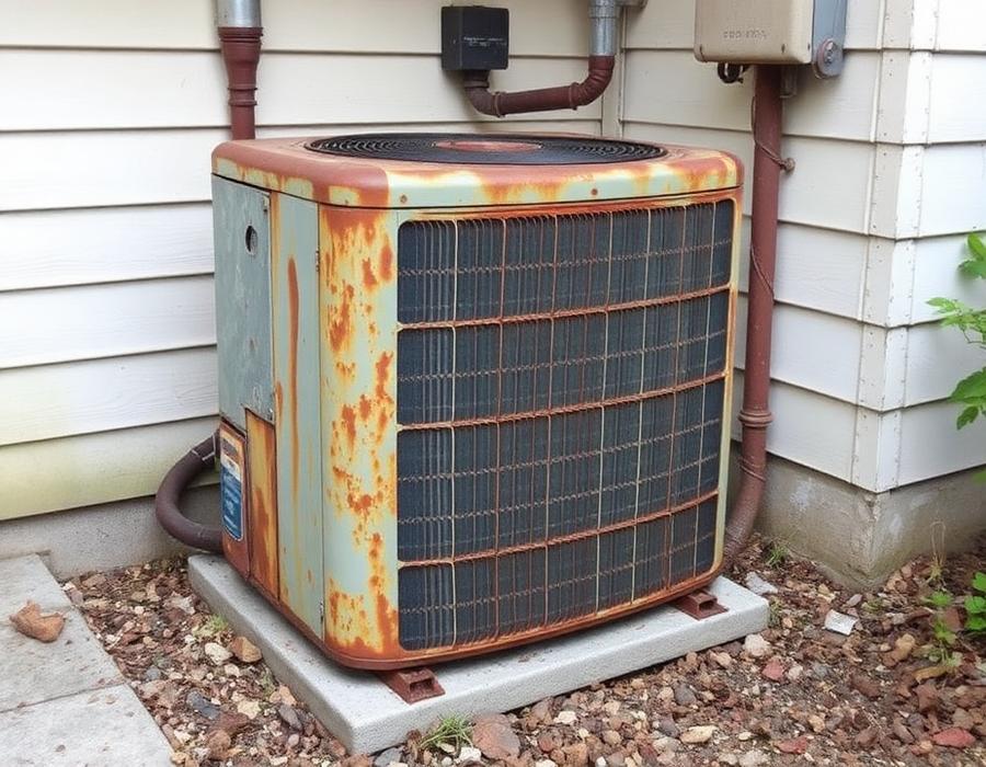 Old air conditioner
