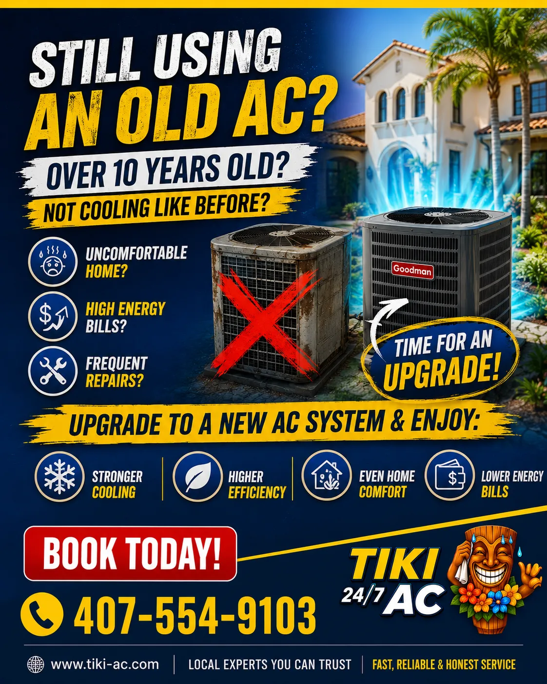 Still using an old AC? Upgrade to a new AC system